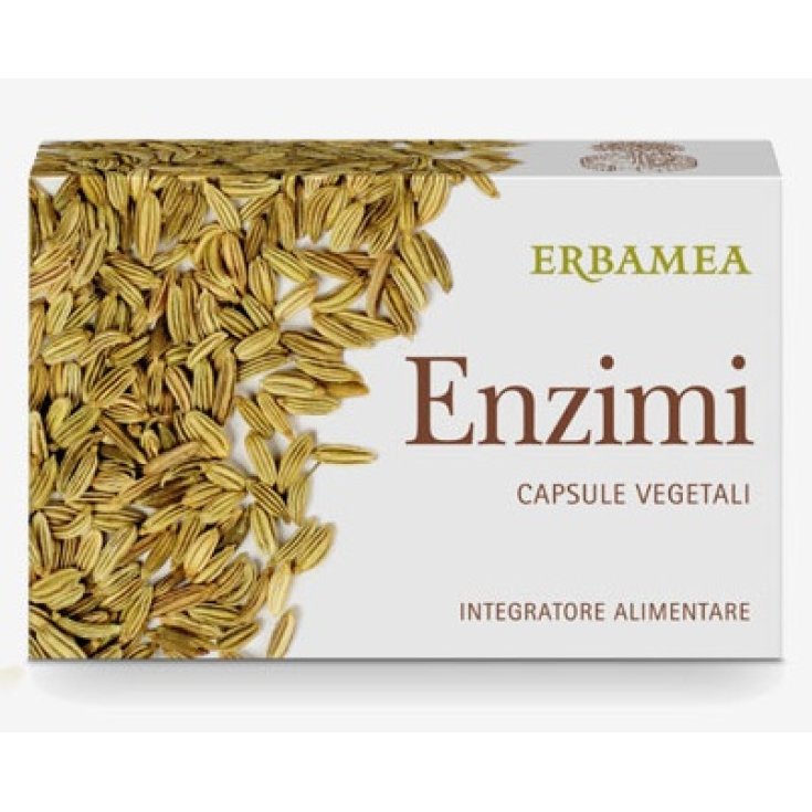 Erbamea Enzimi Complemento Alimenticio 24 Comprimidos Vegetales