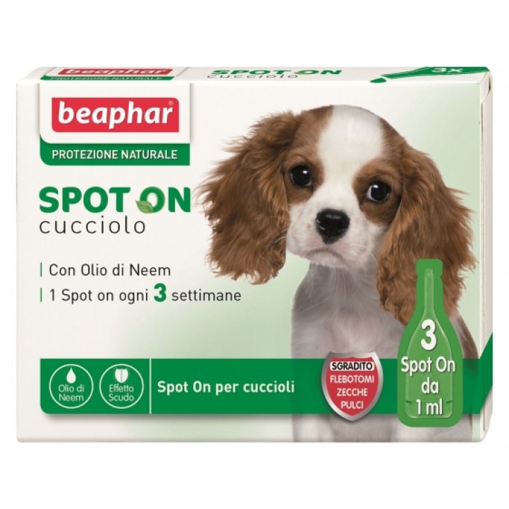 Beaphar Natural Protection Spot On Puppy Pet Oil 3 Pipetas