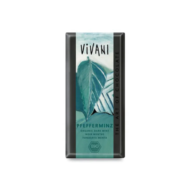 Baule Volante Chocolate Negro Menta Orgánica 100g