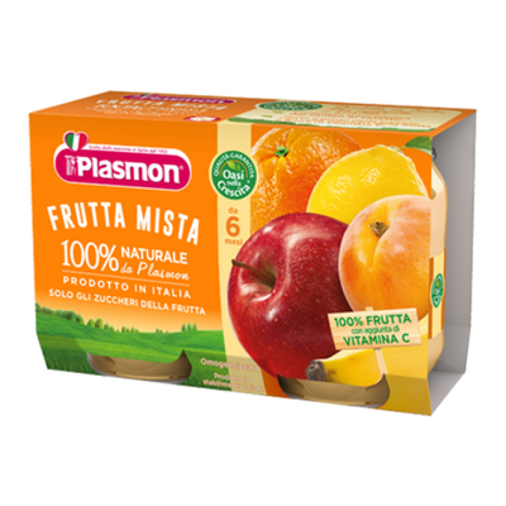 Plasmon Fruta Homogeneizada Sabores De La Naturaleza Fruta Mixta 4x100g