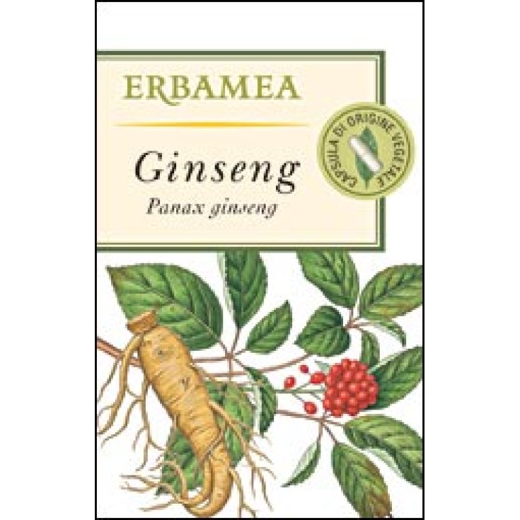 Erbamea Ginseng Complemento Alimenticio 50 Cápsulas Vegtali