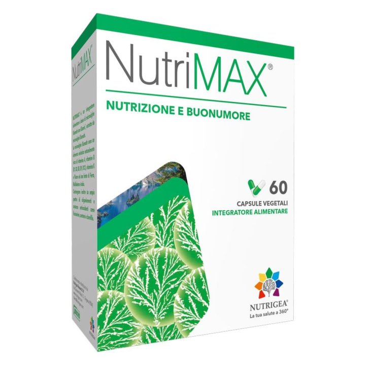 Nutrigea® NutriMAX® Complemento Alimenticio 60 Cápsulas Vegetales