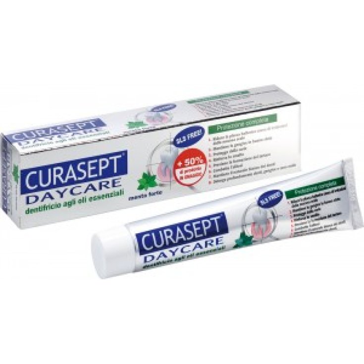 Curaden Curasept Daycare Pasta de dientes Protección Esmalte Menta Fuerte 75ml