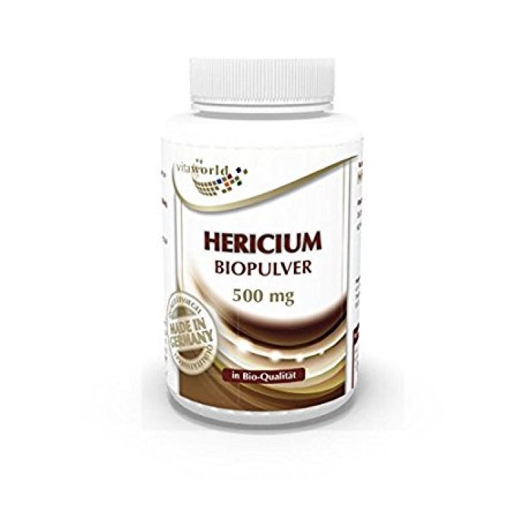 Hericium Polvo Orgánico Complemento Alimenticio 120 Cápsulas