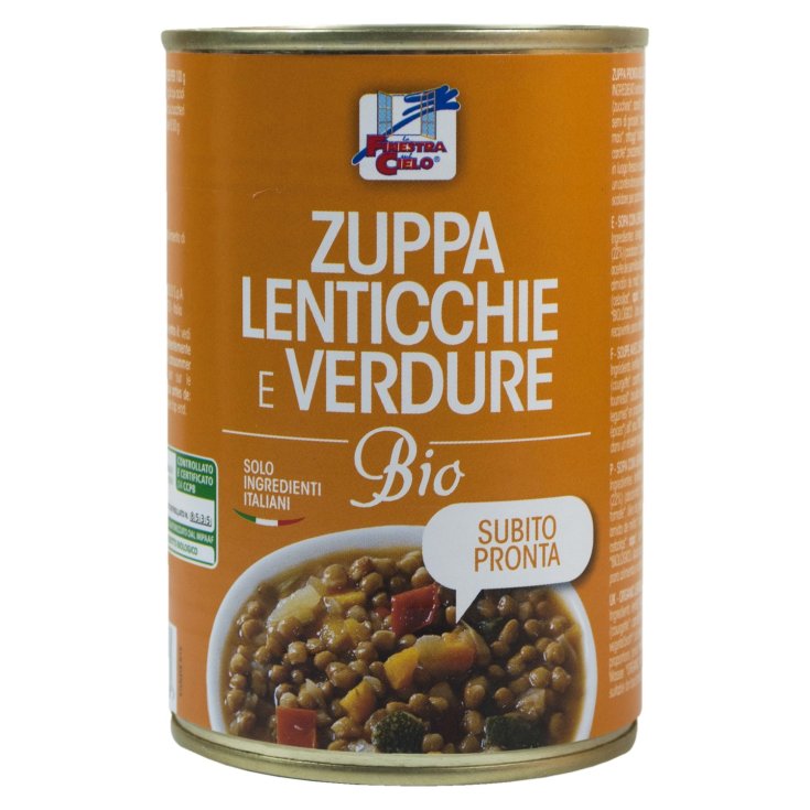 Sopa Ecológica De Lentejas Y Verduras 400g