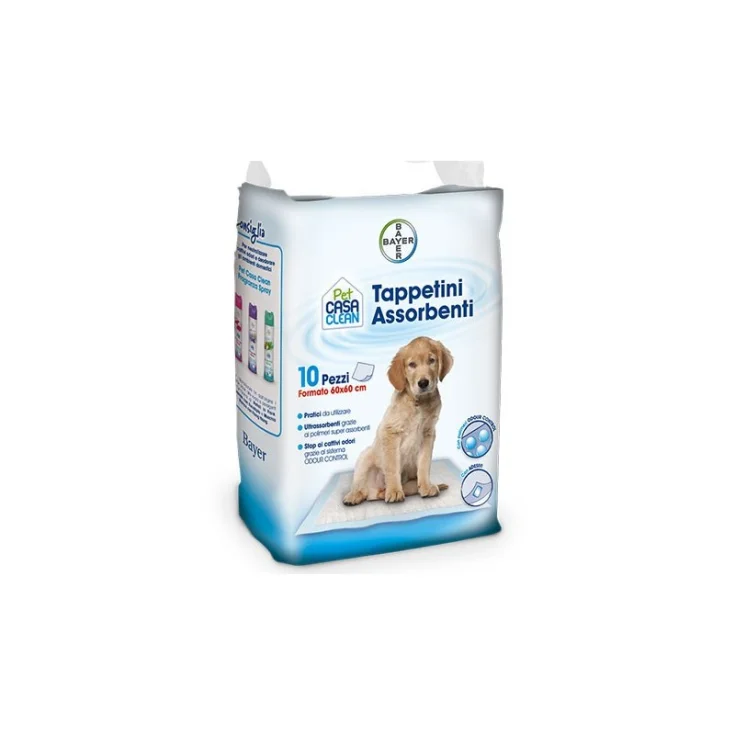Bayer Pet House Clean Alfombrillas Absorbentes 60x60cm 10 Piezas