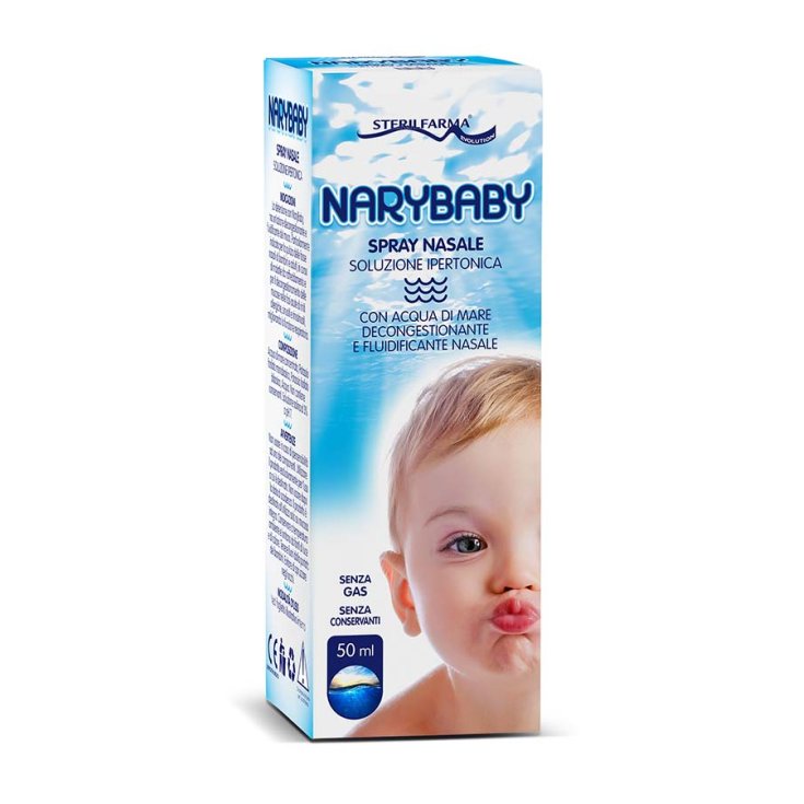Sterilfarma® NaryBaby® Spry Solución Nasal Hipertónica Con Agua De Mar 50ml