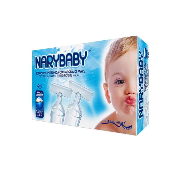 Sterilfarma® NaryBaby® Solución Hipertónica Con Agua De Mar 15 Viales Monodosis