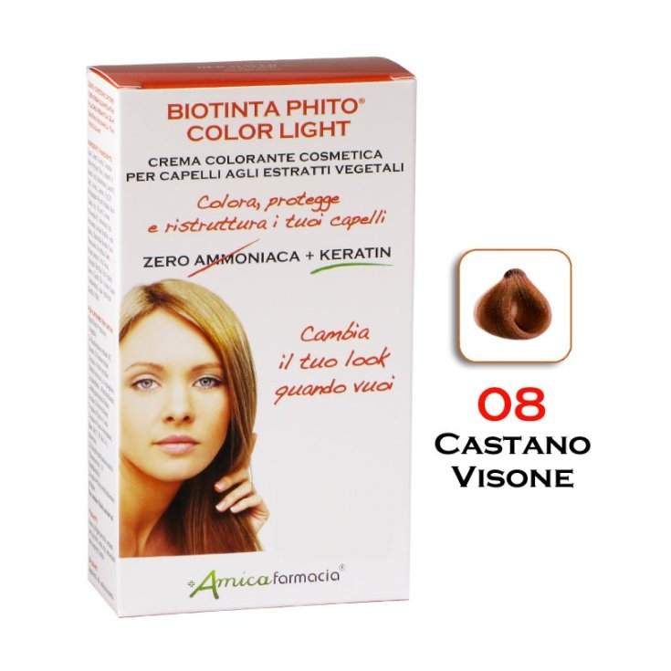 Biotinta Phito Color Light 08 Castaño Visón 60ml