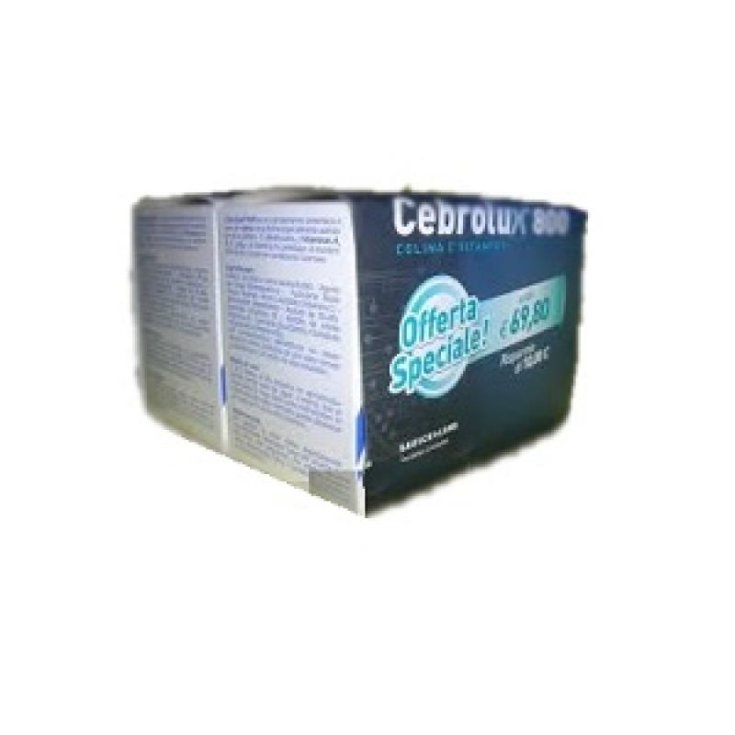 Baush + Lomb Cebrolux 800 Bi-Pack Complemento Alimenticio 60 Sobres