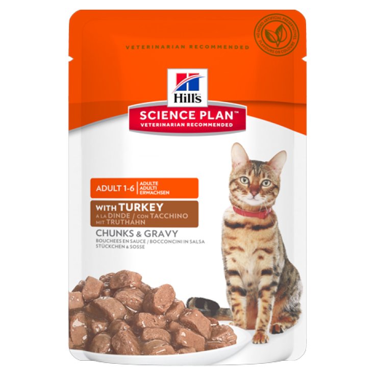 Hill's Science Plan Feline Adult con Pavo 12 x85g