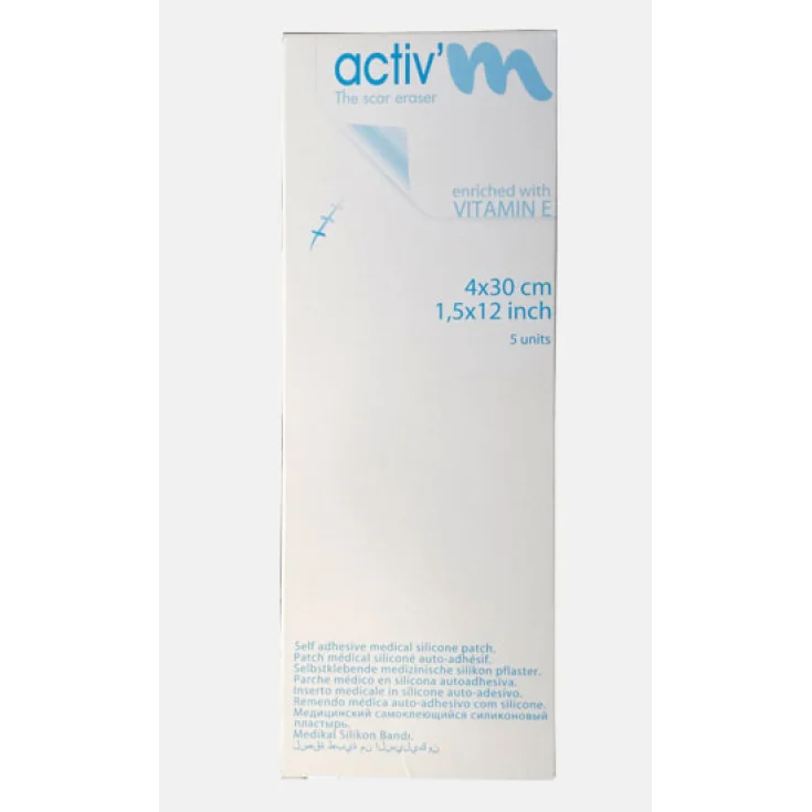Activ'M Parches de Silicona 4x30cm 5 Piezas