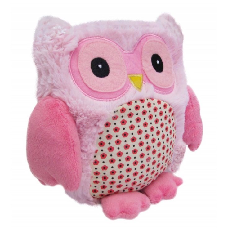 Warmies Peluche Térmico Hooty Rosa