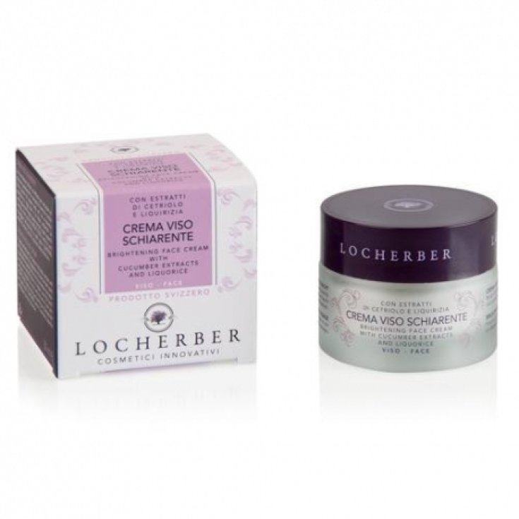 Locherber Crema Facial Aclarante con Extractos de Pepino y Regaliz 30ml