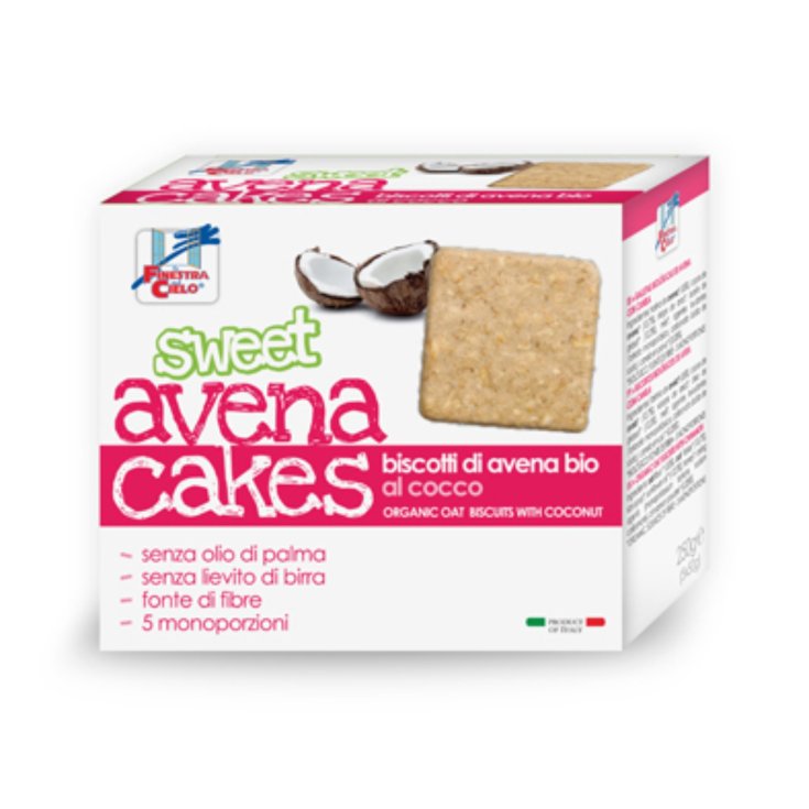 La Finestra Nel Cielo Pasteles De Avena Dulces Galletas Ecológicas De Avena Con Coco 250g