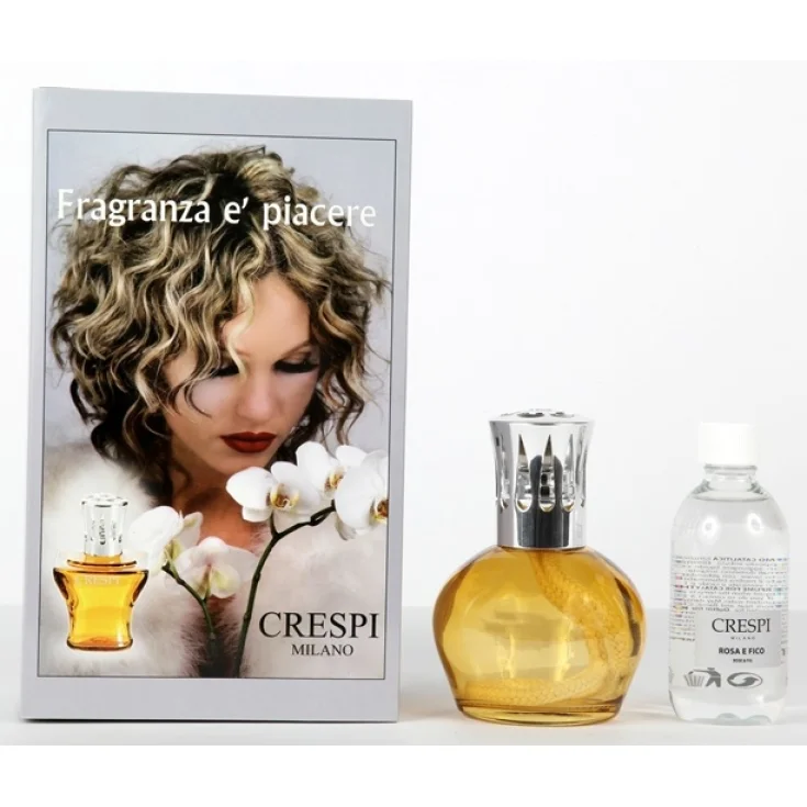 Carma Italia Lámpara Catalítica L6 Ámbar 200ml + Recambio Rosa E Higo 150ml