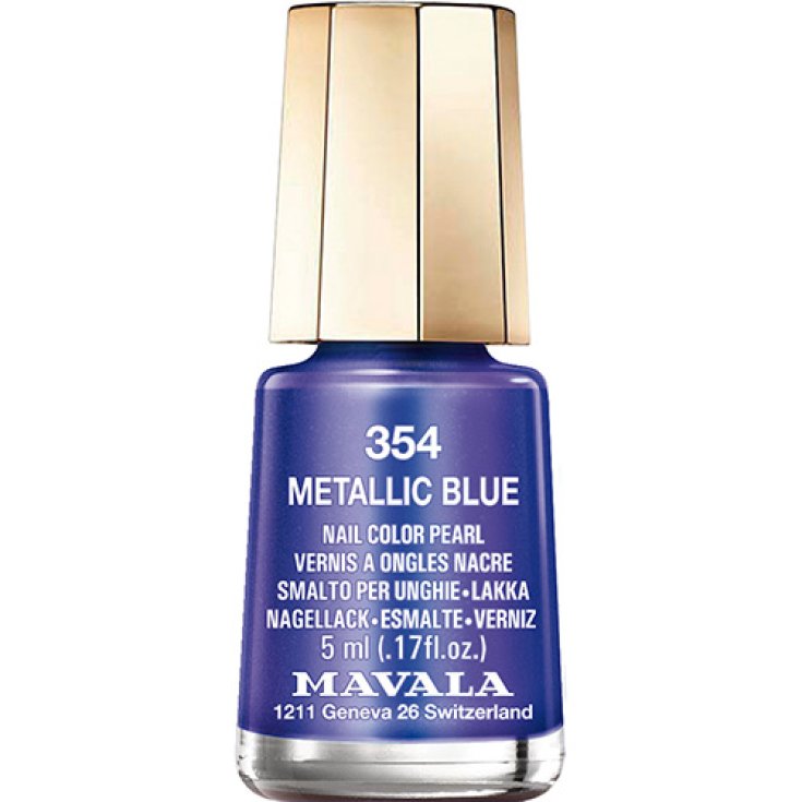 Mavala Mini Color Esmalte De Uñas 354 Azul Metálico 5ml