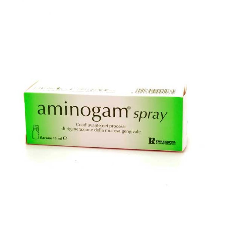 Aminogam Spray Coadyuvante en los Procesos de Regeneración de la Mucosa Gingival 15ml