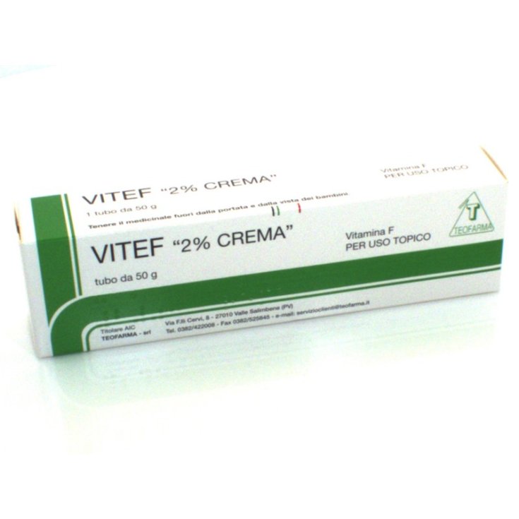 Vitef Cosmetic Crema Elástica A Base De Vitamina F 50ml