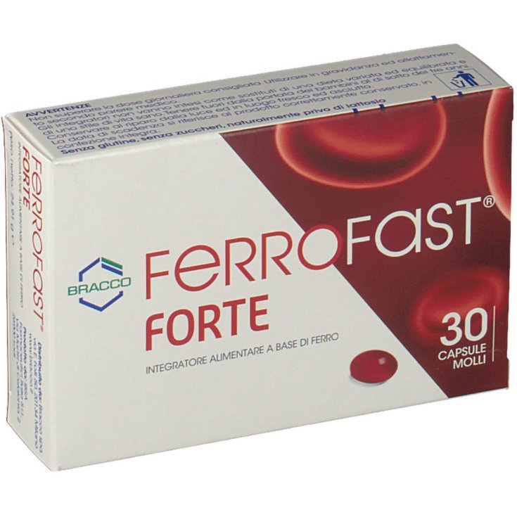 Bracco Ferrofast Forte Complemento Alimenticio 30 Cápsulas Blandas