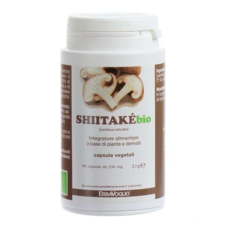 Erbavoglio Shiitake Bio Complemento Alimenticio 90 Cápsulas