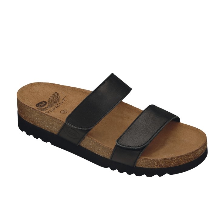 Scholl® Lusaka Zapato Mujer en Bioprint® Plantilla Piel Color Negro Talla 36