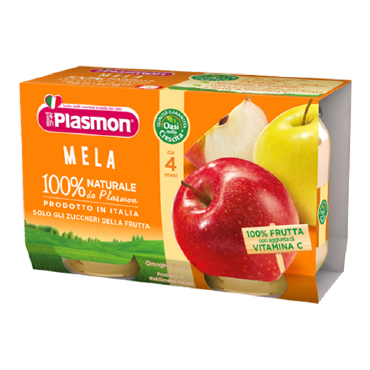 Plasmon Fruta Homogeneizada De Manzana Y Albaricoque 2x104g