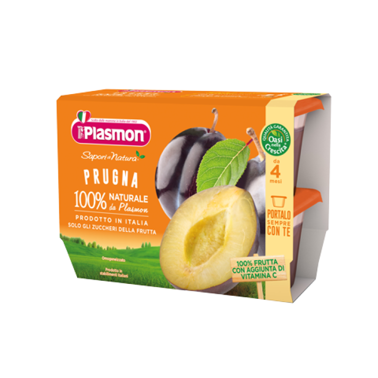Plasmon Fruta Homogeneizada Ciruela 2x104g