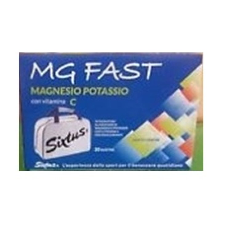 MG Fast Magnesio Potasio Complemento Alimenticio 20 Sobres