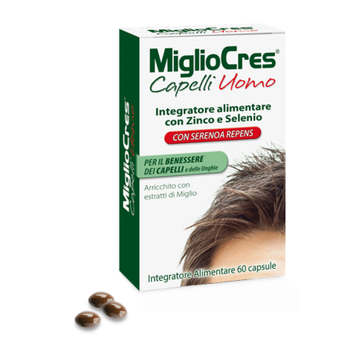 Migliocres Cabello Hombre Complemento Alimenticio 60 Cápsulas