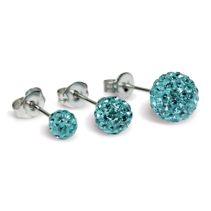 Studex Sistem 75 Bola Diamante Aguamarina 4.5mm