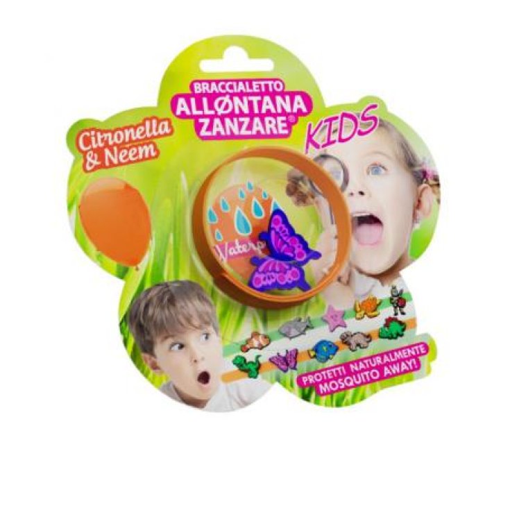 Pulsera Antimosquitos Citronella & Neem Kids 240 Horas 1 Pieza