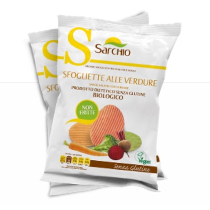 Sarchio Snack Bio Salado Con Verduras 55g