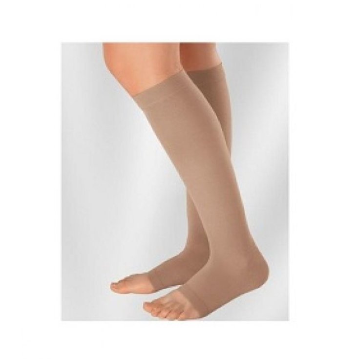 Medi Mediven Plus Medias Hasta La Rodilla Punta Abierta Cc Kl1 Largas Color Beige Talla 2 Ref. 101 1 Par