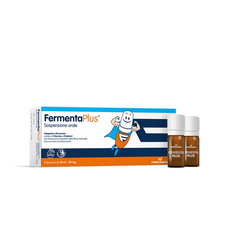 Sterilfarma® FermentaPlus® Suspensión Oral Complemento Alimenticio 7 Viales de 10ml