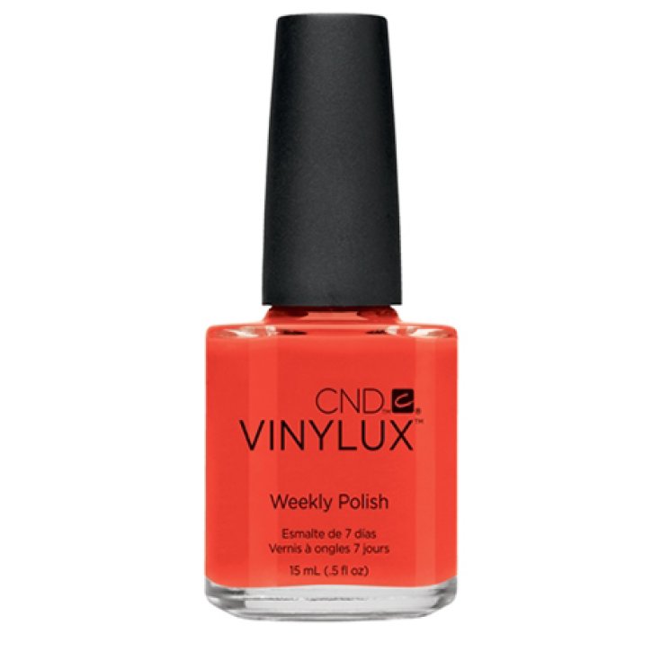 CND Vinylux Weekly Polish Color 112 Naranja Eléctrico 15ml