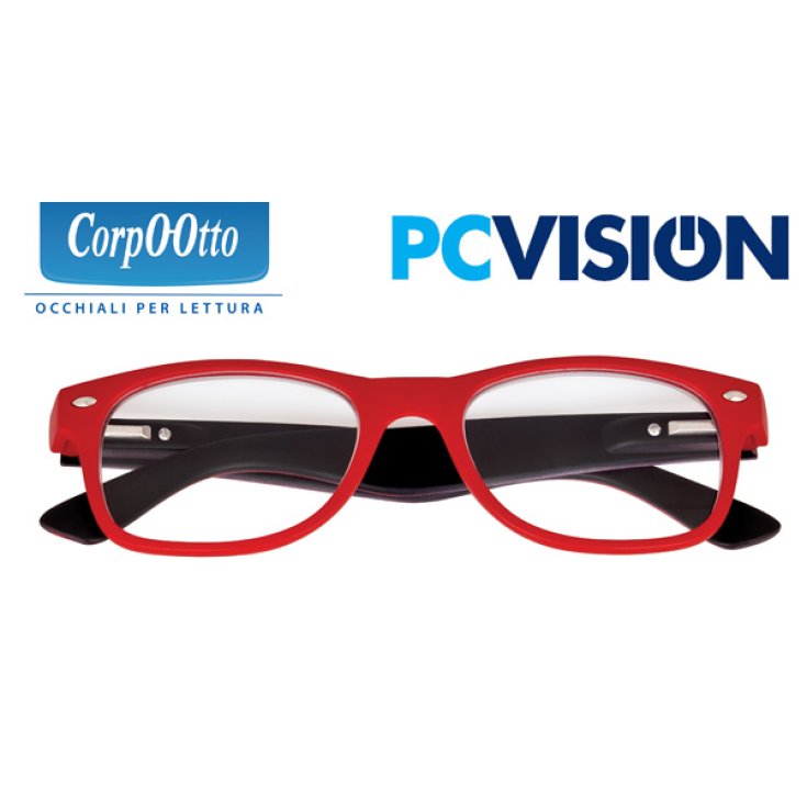 CorpoOtto PC Vision Gafas Lectura Rojo +1,50