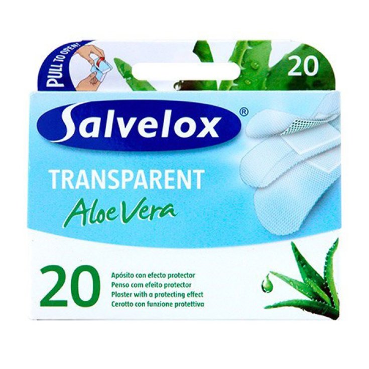 SALVELOX TRANSPARENTE CON ALOE 20 P