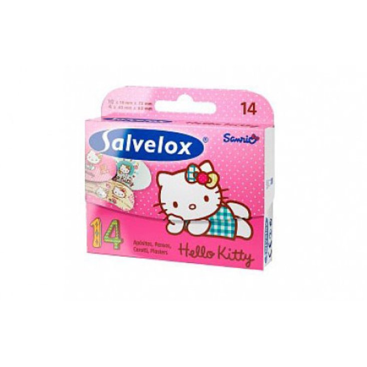Salvelos Hello Kitty Parches Infantiles 14 Unidades