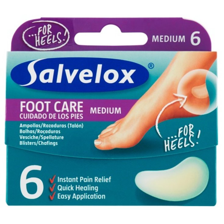 Salvelox Foot Care Medianas Ampollas 6 Unidades 40×61 mm
