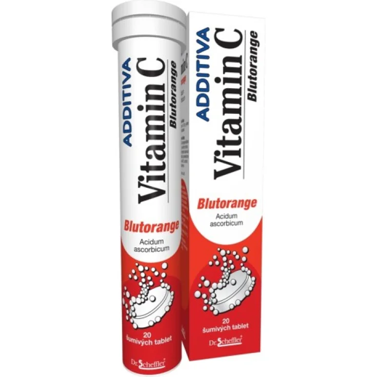 Aditivo Vitamina C Naranja Sanguina Complemento Alimenticio 20 Comprimidos