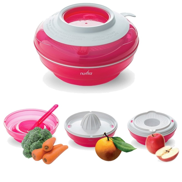 Set Nuvita Pappafacile 4en1 Rosa