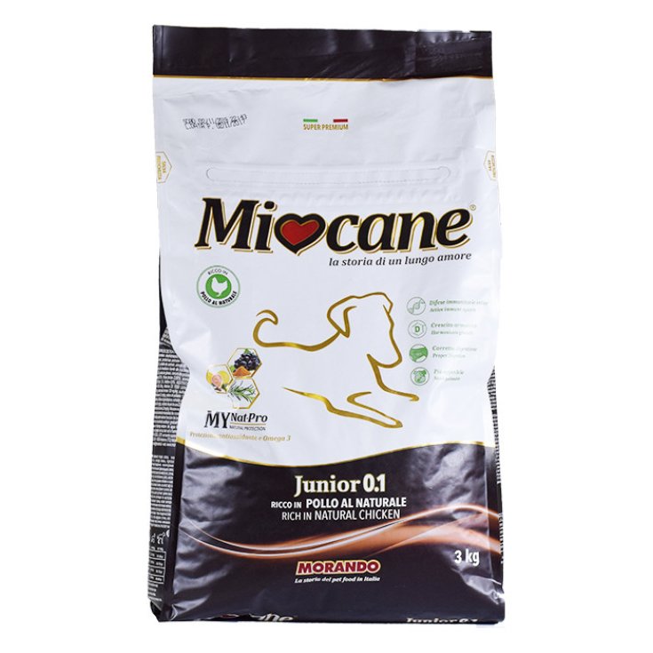 Miocane Junior 0,1 Carne Blanca Pienso Seco para Perros 3kg