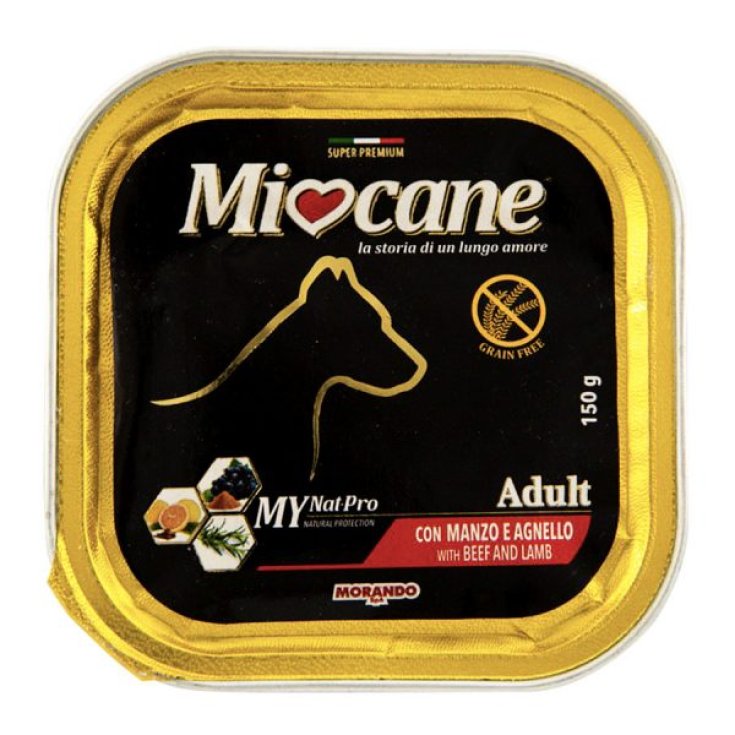 Morando Miocane Patè Adulto Ternera Y Cordero Ración Única 150g