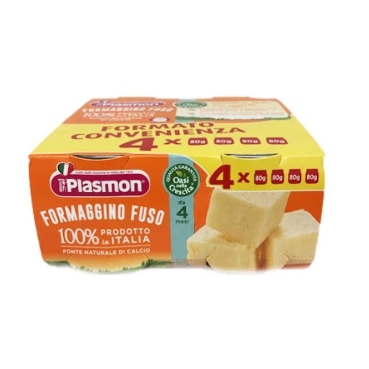 Queso Fundido Plasmon Homogenizado 4x80g