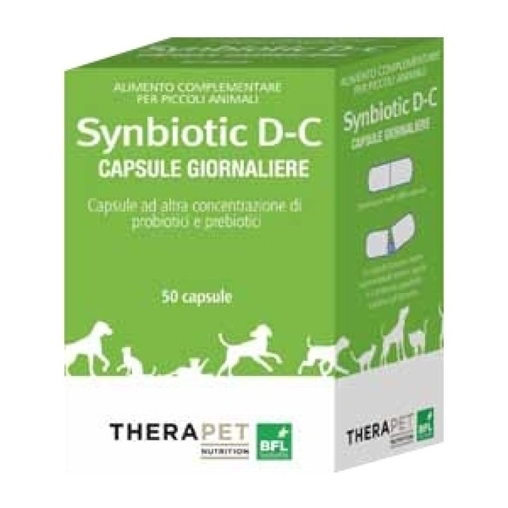 Bioforlife Therapet Nutrition Synbiotic DC Daily Capsules Complemento alimenticio para animales 50 cápsulas