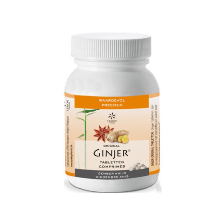 Limón Pharma Ginjer Con Sabor A Jengibre Anís Comprimidos Complemento Alimenticio 40g