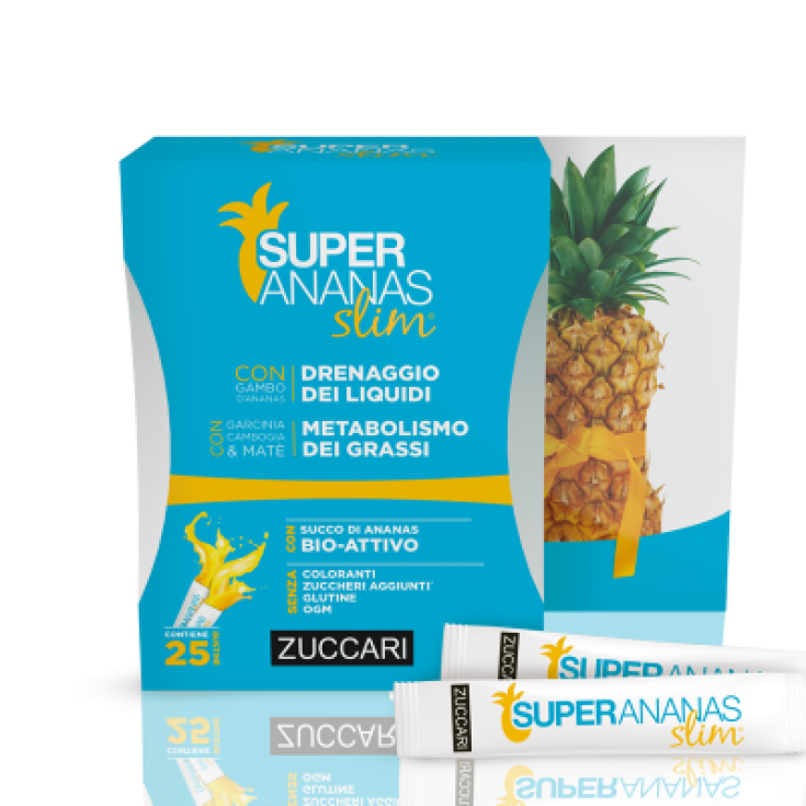 Zuccari Super Ananas Slim Con Tallo De Piña 25x10ml