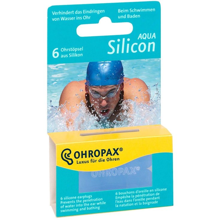 Sofarco Ohropax Silicona Aqua Tapon Oido 6 Piezas