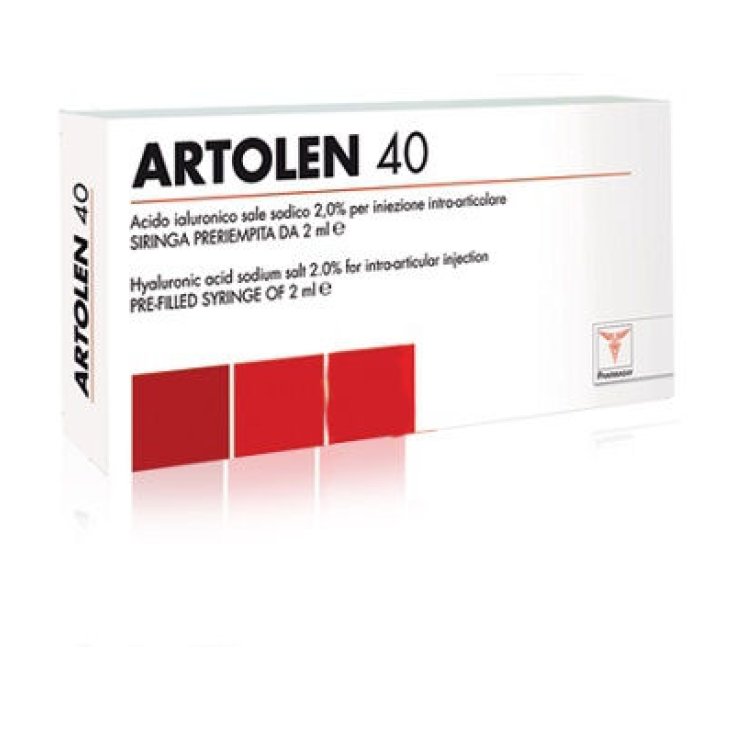 Artolen 40 Jeringa Intraarticular Ácido Hialurónico 2ml